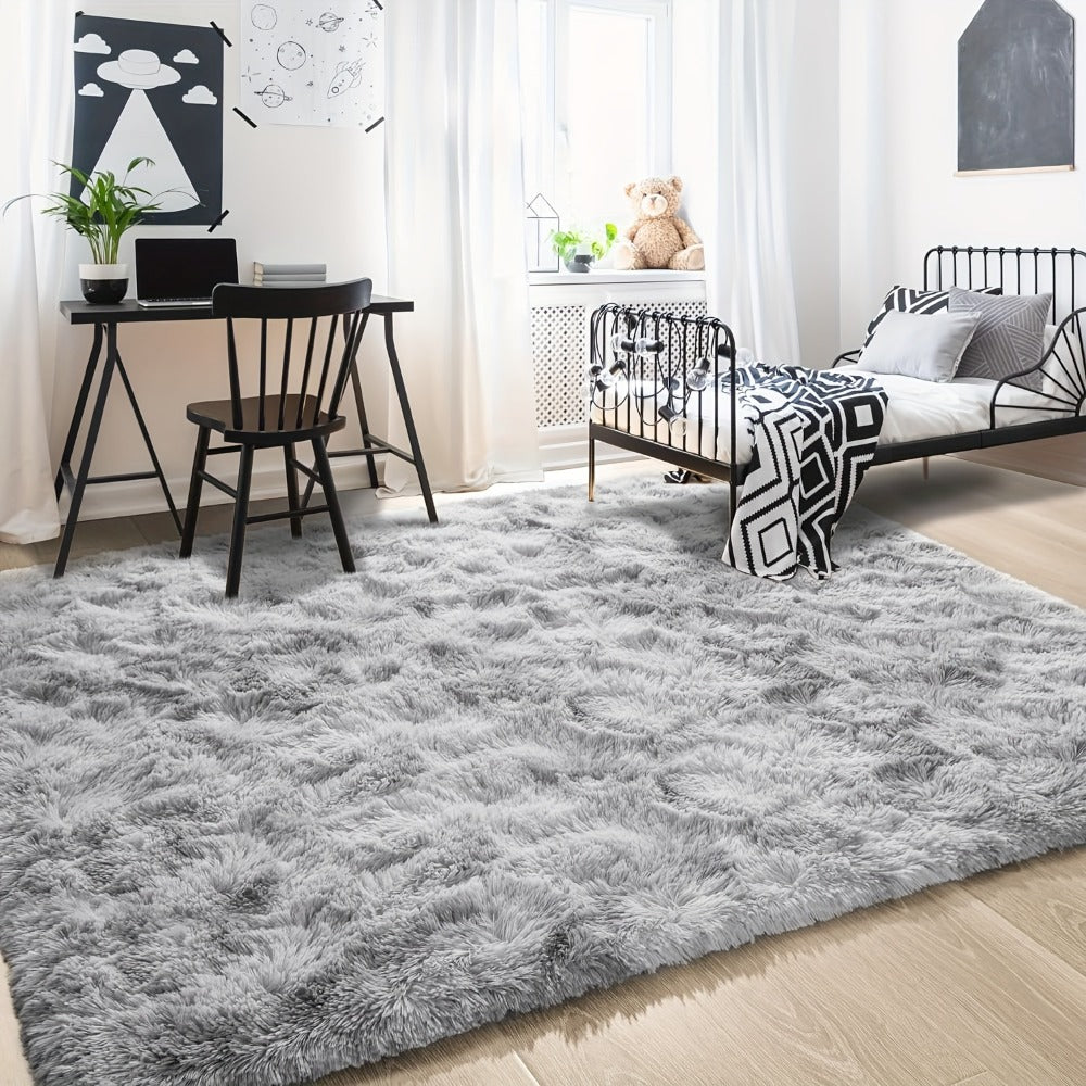 Non-Slip Area Rug Fluffy Soft Carpet - Modern Home Decor Floor Mat for Living Room, Bedroom, Kitchen & Bathroom | Easy Clean Cute Plush Rug in Multiple Colors & Sizes | Indoor Anti-Slip Floor Decoration