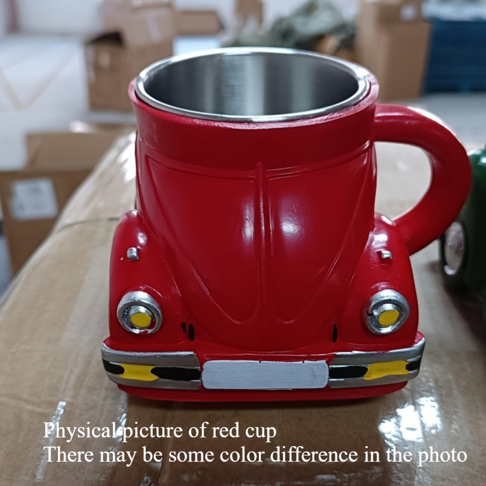 Sports Car Shape Coffee Mug ¨C Fun Novelty Car Shaped Drinking Cup Large Capacity ¨C Unique Tea Cup for Office & Home Decor ¨C Cool Birthday & Christmas Gift for Car Lovers ¨C 6 Colors