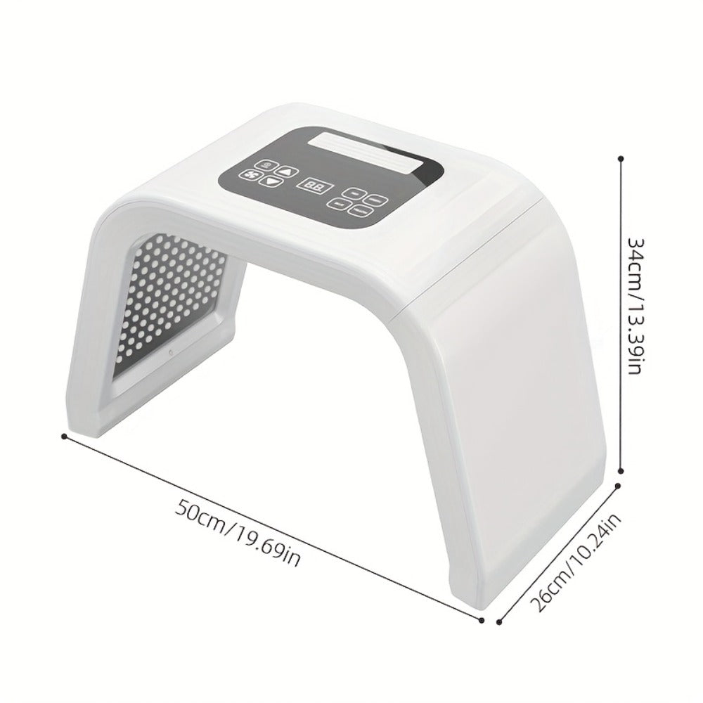 7 Color LED Skin Care Device Photon Therapy Spectrometer Anti-Aging Wrinkle Acne Treatment Face Rejuvenation Home SPA Beauty Tool Gift for Women Mom Girlfriend