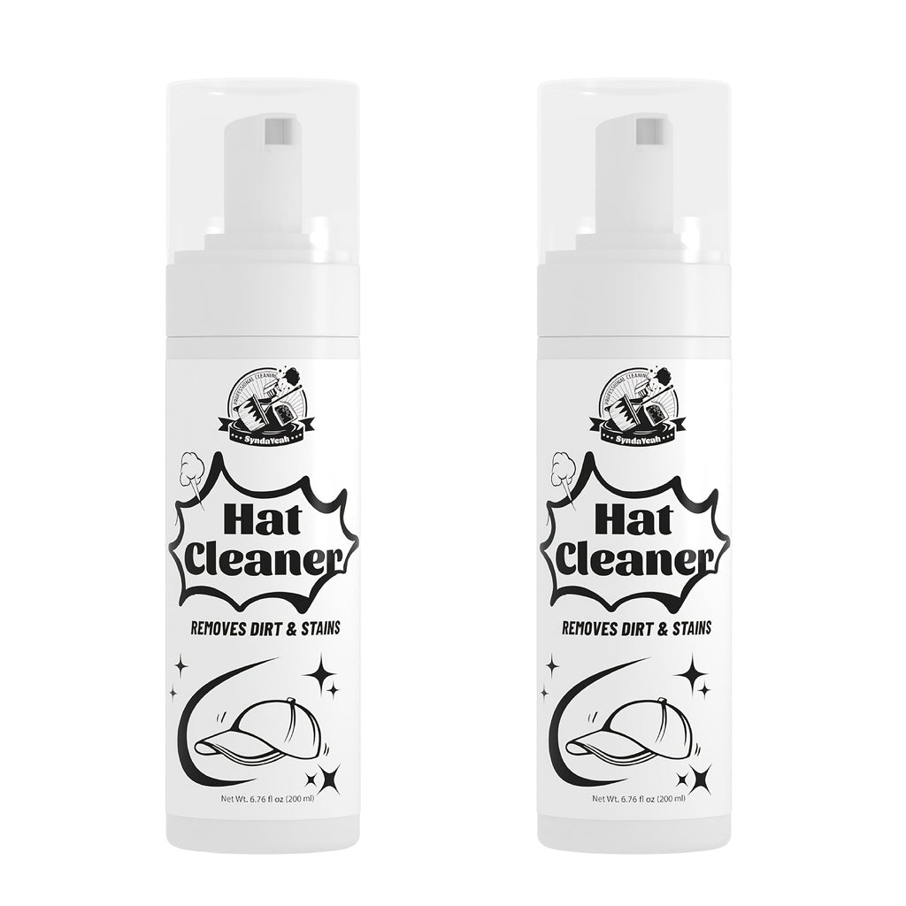 Hat Cleaner Foam Spray ¨C Professional Stain Remover for Wool, Felt & Fur Hats, Removes Dirt, Sweat & Fingerprints, 6.76 Fl Oz (200ml), All-Season Hat Care, Great Gift for Hat Lovers (1/2/3/5 Pack)