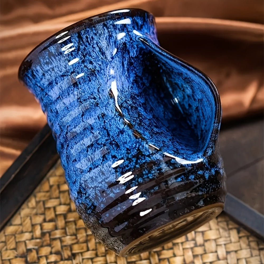 Ceramic Coffee Mug 18 Oz ¨C Vintage Kiln-Fired Hand Warmer Cup with Speckled Glaze ¨C Insulated Large Coffee Cup for Home & Office ¨C Unique Gift for Christmas, Valentine's Day & Holidays