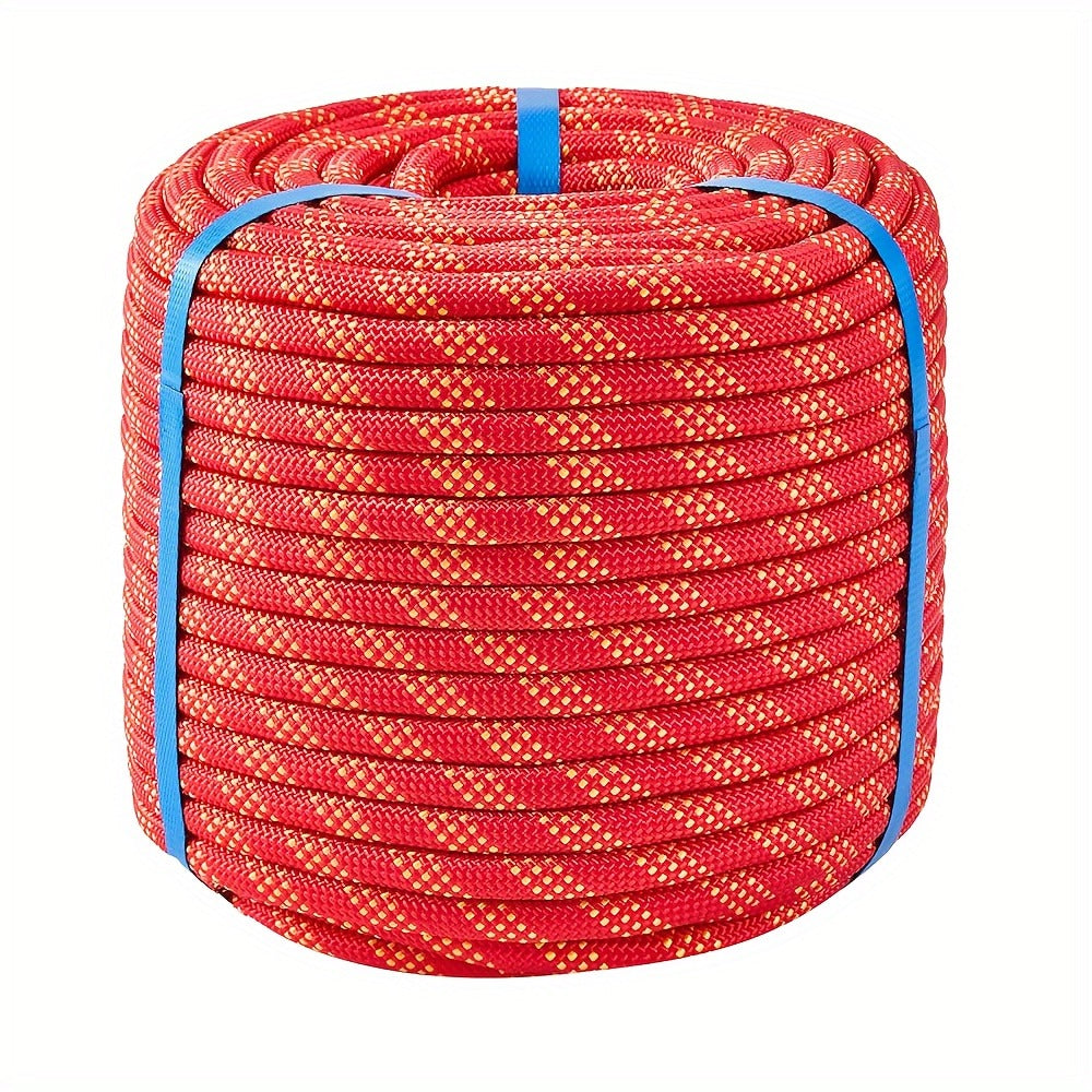 Double Braided Nylon Rope 1/2 Inch Heavy Duty Polyester ¨C 100ft 150ft 200ft Multi-Color for Anchoring Towing Cargo Sailing Dock Lines & Outdoor Use