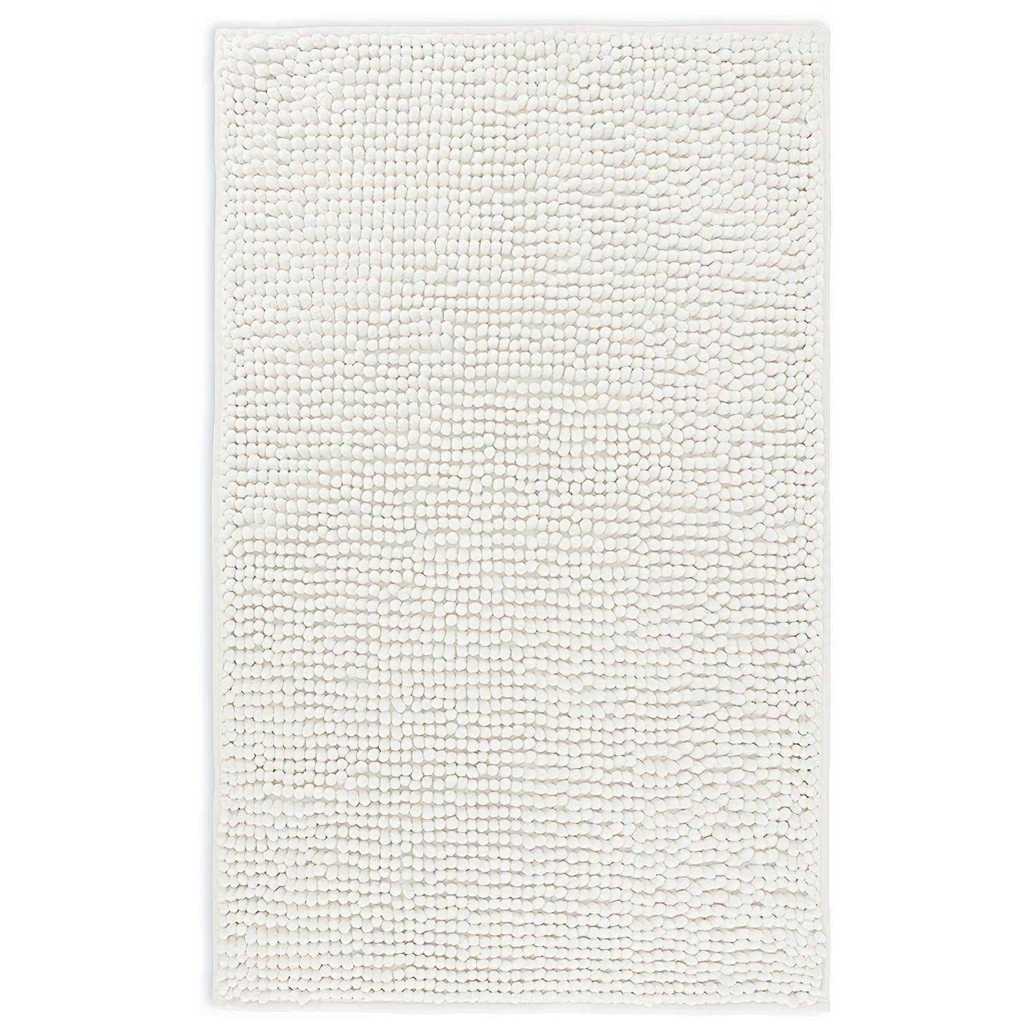 Chenille Bath Rug Extra Thick Soft Absorbent Non-Slip Bathroom Mat Machine Washable, Multiple Sizes & Colors