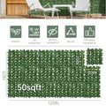 Artificial Ivy Privacy Fence Screen ¨C UV-Resistant Faux Ivy Hedge Panel for Outdoor Patio, Garden, Balcony & Fence Cover | Realistic Greenery Wall Decor | Multiple Sizes Available