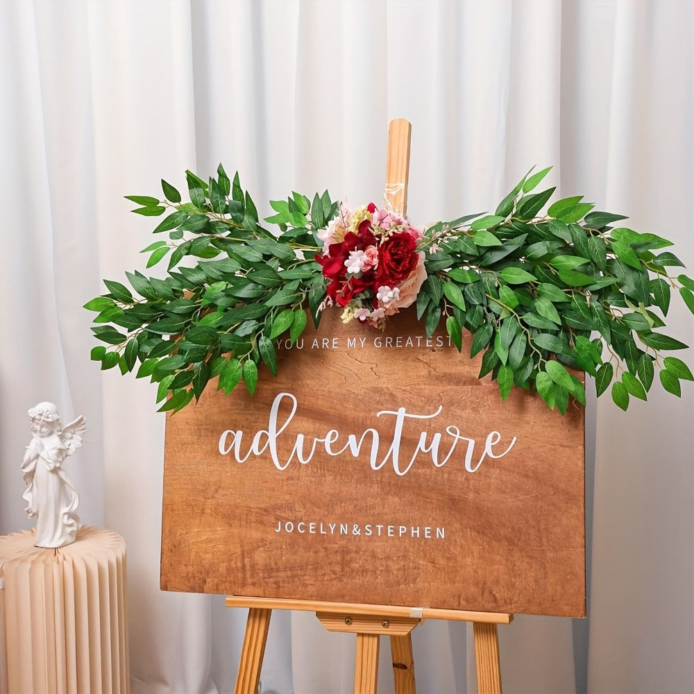 Artificial Italian Ruscus Greenery Stems 27.6¡± ¨C Faux Green Leaf Spray for Wedding Arch, Bouquet Filler, Table Centerpiece & Home Decor | Realistic Thick Foliage | 16, 24 or 32 Stems
