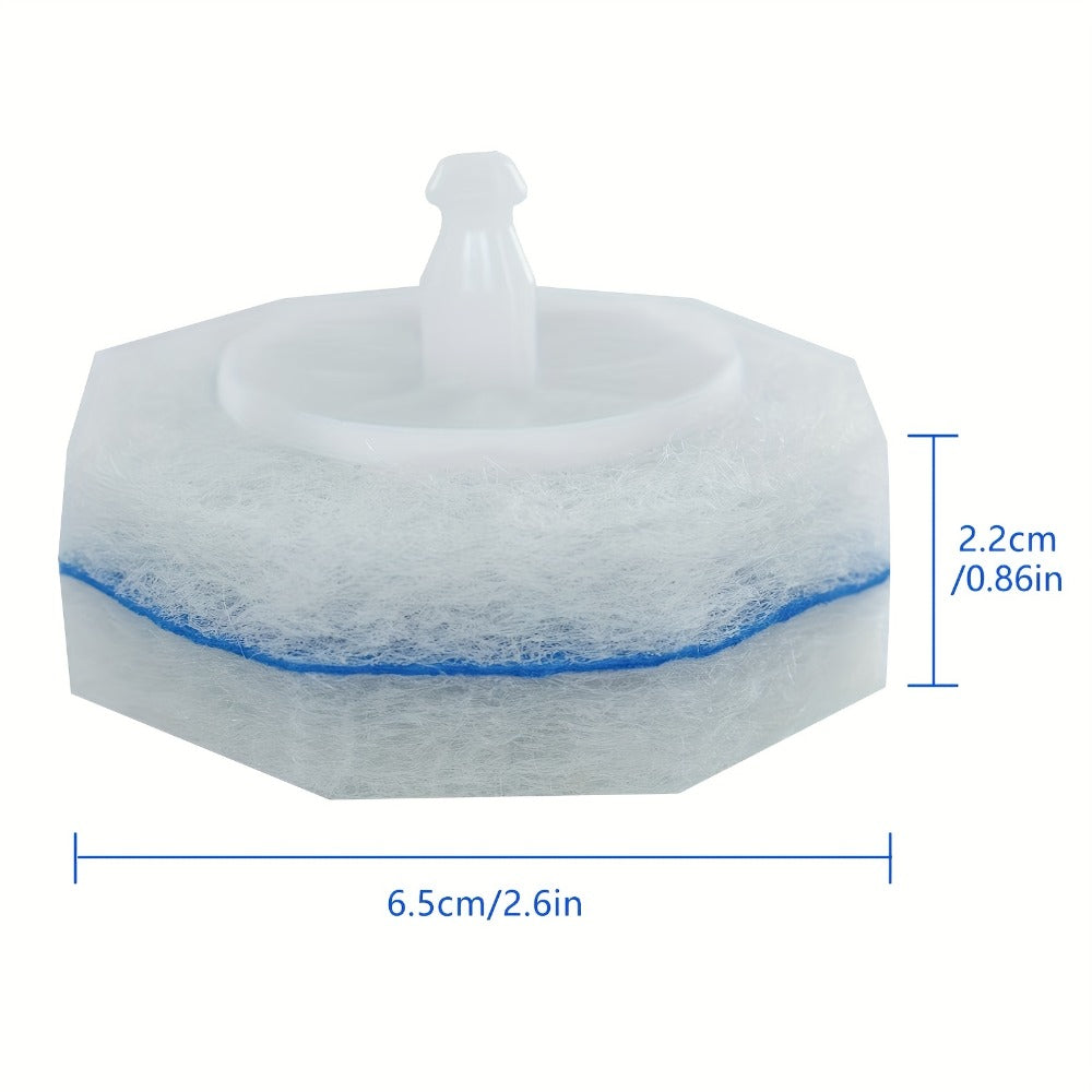 Disposable Toilet Wand Refills 120 or 58 Count Compatible with Clorox ToiletWand Upgraded Fiber Deep Clean Removes Rust Scale Hard Water Stains Toilet Bowl Brush Replacement Heads