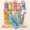 20-Piece Cartoon Pencil Stationery Set with Ruler Eraser Sharpener, Random Cartoon Styles, Kids School Supplies, Party Favor Prizes, Festival Gift Set for Students
