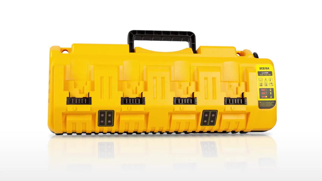 4-Port Dewalt Battery Charger DCB104 12V 20V Max 2 USB Ports