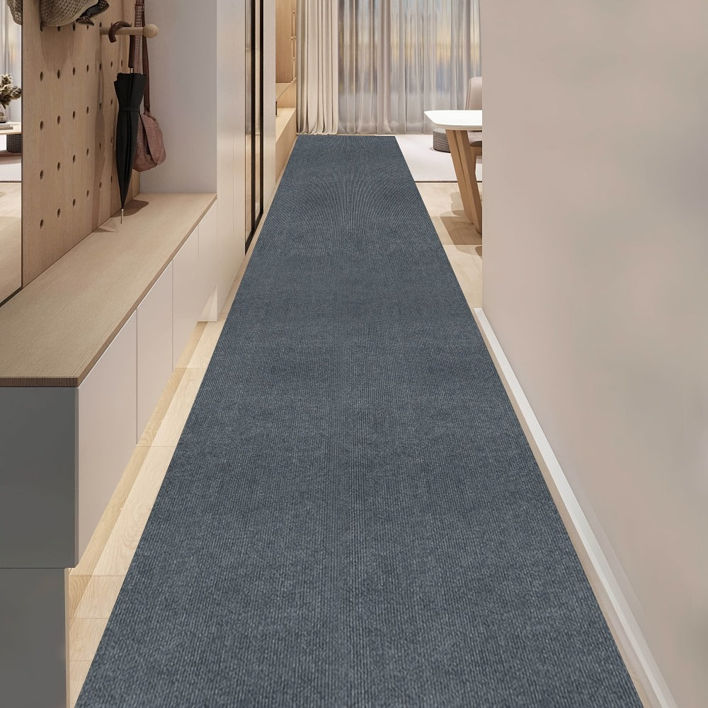 Striped Runner Rug Non-Slip Machine Washable ¨C 100% Polyester PVC Backing Indoor Outdoor Hallway Mat, Soundproof 0.2¡± Thick Carpet for Kitchen, Patio & Entryway ¨C 5 Colors, 4 Sizes