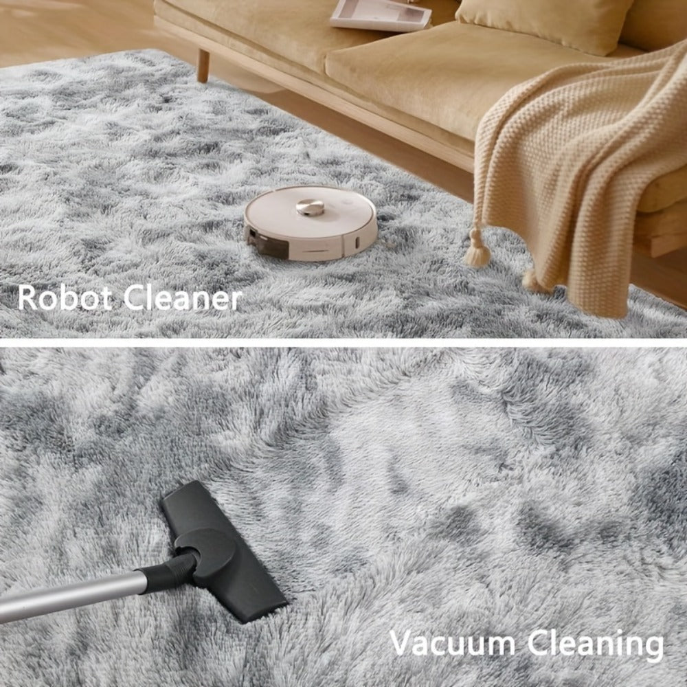 Shag Rug Fluffy Thick Area Rug - Soft Fuzzy Tufted Plush Carpet for Bedroom & Living Room | Machine Washable Non-Slip Floor Mat in Multiple Colors & Sizes | Cozy Home Decor Room Accent Rug