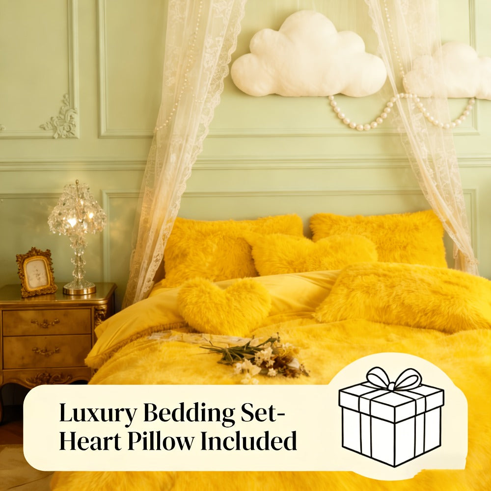 Velvet Duvet Cover Set Fluffy Plush Bedding Minimalist Solid Color, Carved Velvet Quilt Cover with Pillow Shams, Soft Cozy Bedroom Essentials Twin Full Queen King, Black Beige Grey Pink Purple Blue Red Yellow