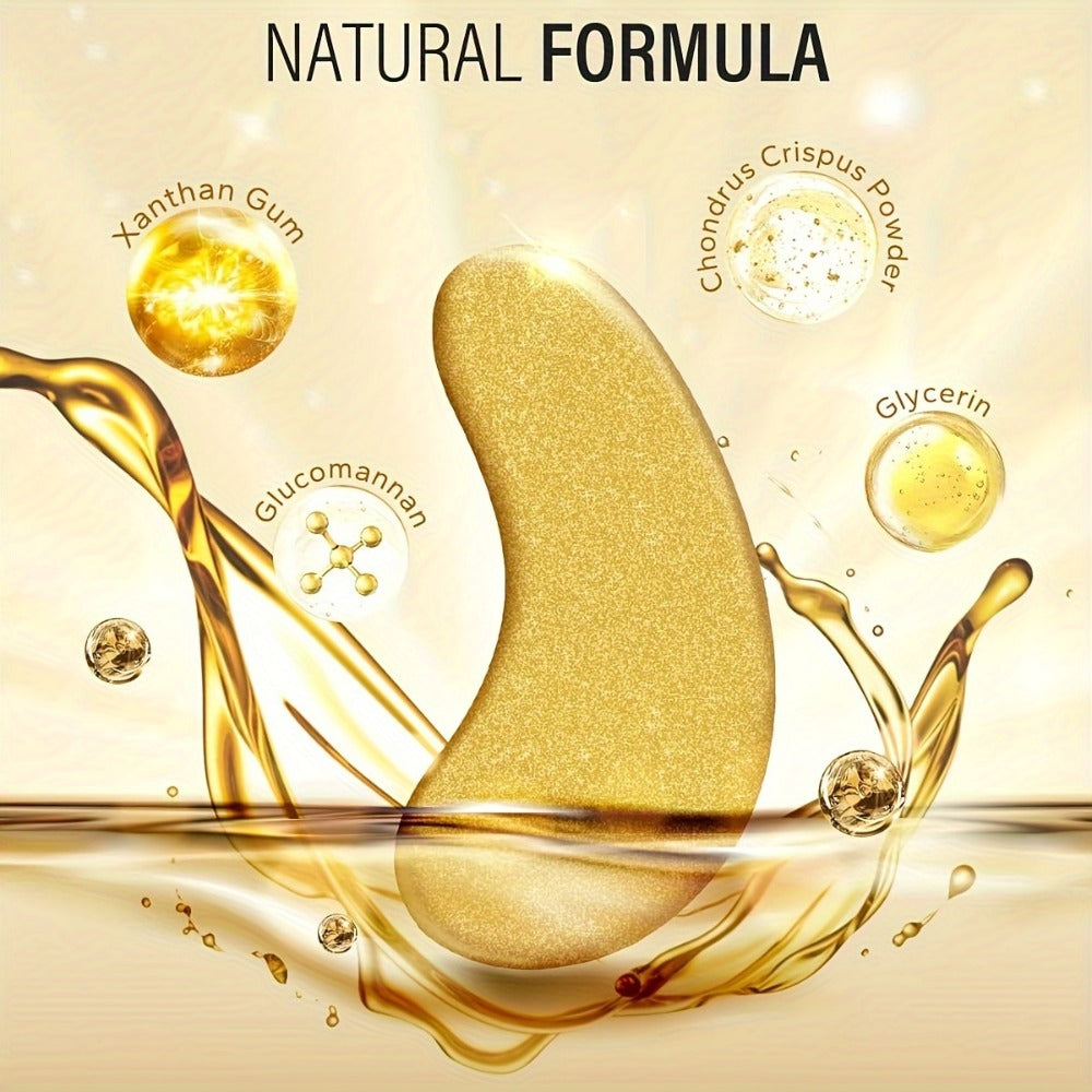 Under Eye Patches 24 Pairs Gold Collagen Eye Masks ¨C Reduces Dark Circles, Puffiness & Fine Lines, Hydrating Under Eye Mask for Rejuvenated, Youthful Skin