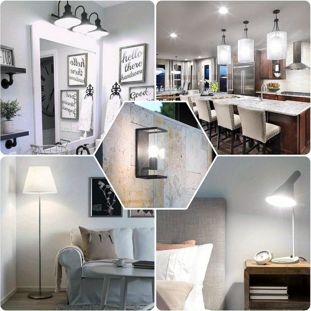 LED Light Bulbs 100W Equivalent A19 13W E26 Base 1500 Lumens Super Bright Non-Dimmable No Flicker Bulb for Home Bedroom Office Lamp 3000K Warm White 5000K Daylight 12 Pack 24 Pack