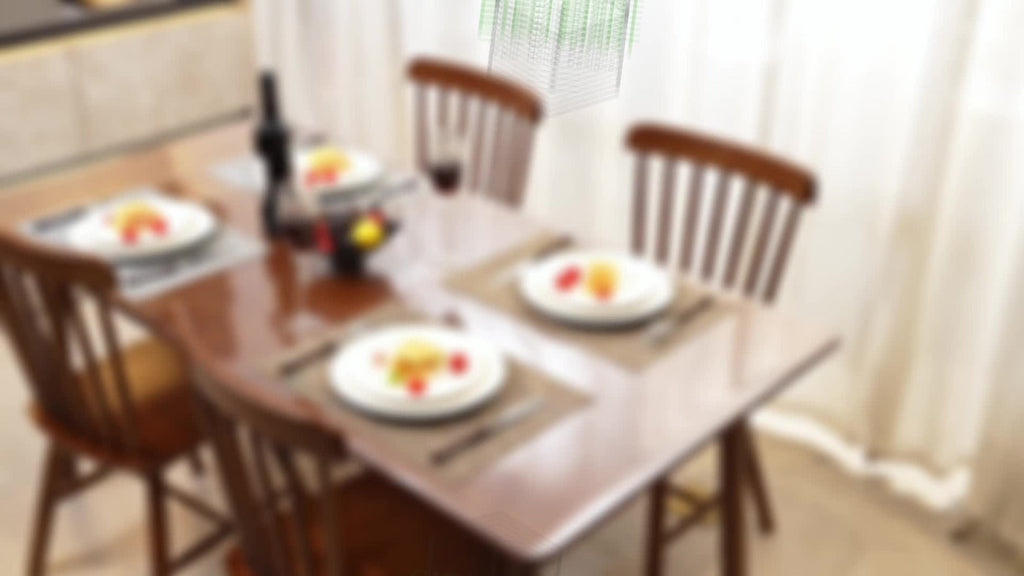 Round PVC Table Cover Clear Tablecloth 2MM Thick Scratch-Resistant Waterproof Table Protector for Dining Table Coffee Table Restaurant Outdoor