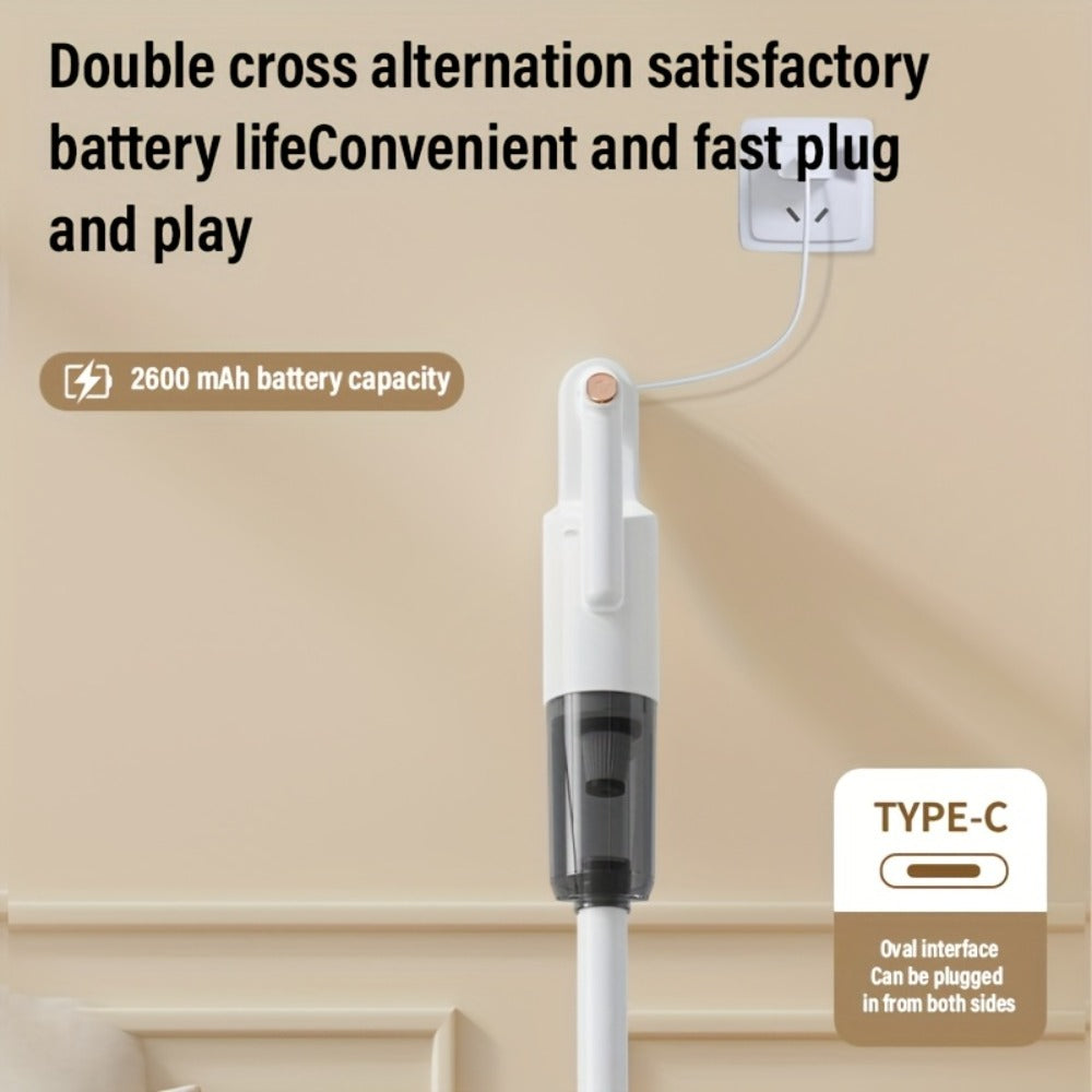 Handheld Vacuum Cleaner Cordless 5-in-1 Rechargeable with 45-Min Battery Life for Car, Carpet, Hard Floor & Pet Hair