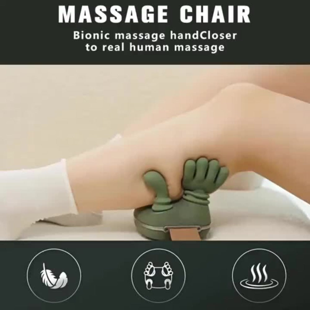 Portable Electric Neck & Shoulder Massager ¨C Japanese-Style Acupressure 3D Kneading with Heat, Deep Tissue Relief for Back, Neck, Shoulders & Abdomen, Compact Office & Travel Massager for Men Women