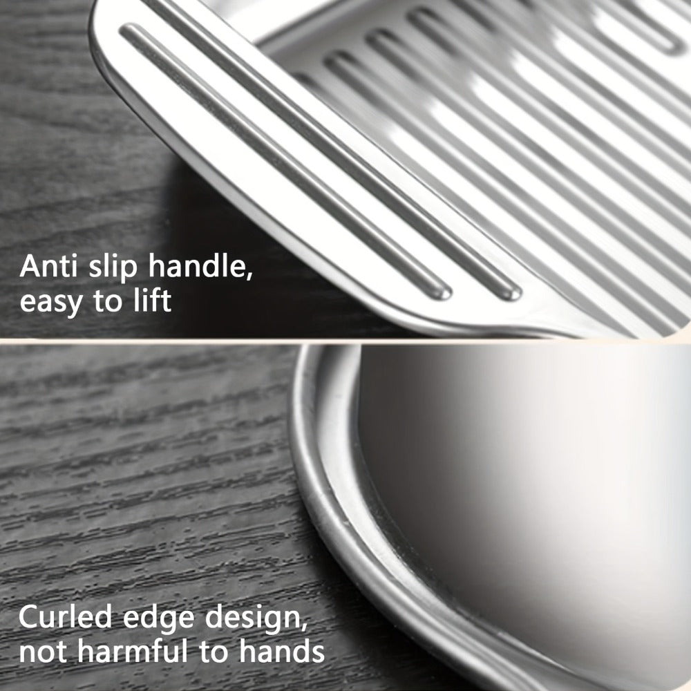 Stainless Steel Baking Pan Set 4-Piece ¨C 2 Deep Roasting Pans & 2 Lidded Pans with Handles, 6-Liter Large Capacity 16.14¡± Rectangular Baking Pans for Lasagna, Fish, Chicken & Roasting ¨C Dishwasher Safe