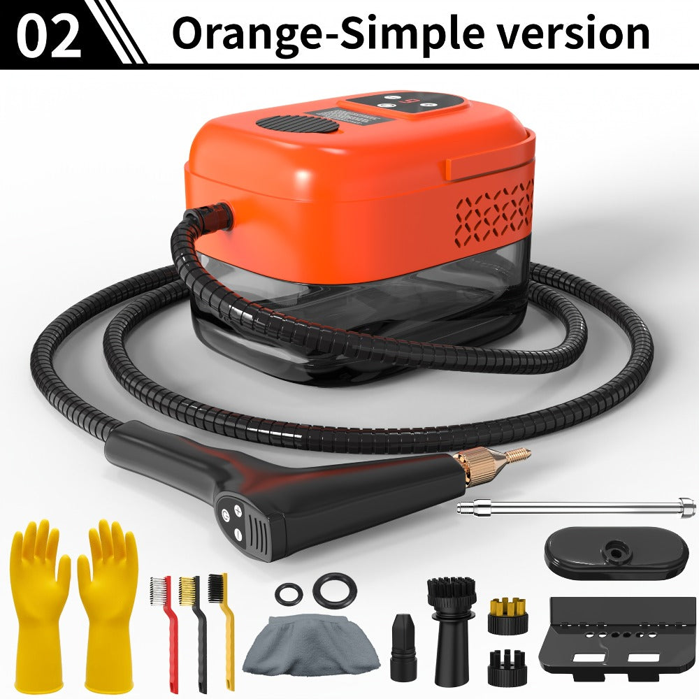 High Temperature Steam Cleaner Handheld Carpet Cleaner High Pressure for Kitchen Grease Sofa Air Conditioner Washing Machine Tile Grout Easy Carry Home Use