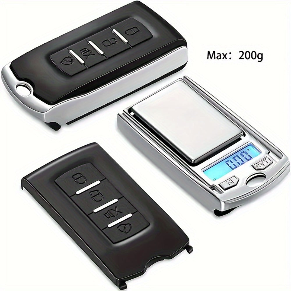Mini Digital Pocket Scale 0.01g Precision ¨C Portable Keychain Scale with Backlit LCD for Jewelry, Herbs, Food & Kitchen Use ¨C Compact Lightweight Gram Scale