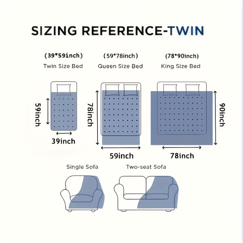 Cotton Waffle Blanket ¨C Pure Cotton Multilayer Summer Cooling Quilt, Jacquard Knit, Machine Washable, Air Conditioning Blanket