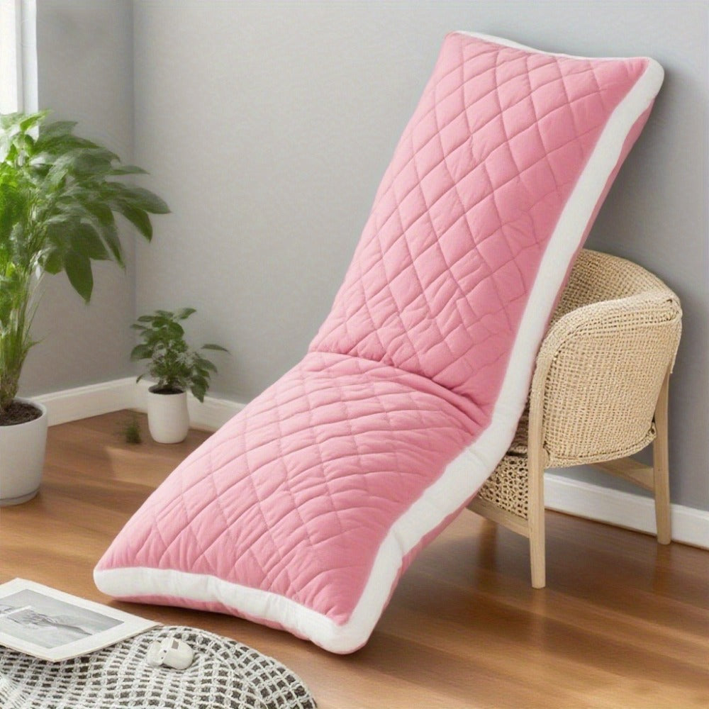 Memory Foam Body Pillow for Side Sleepers 51 Inch, Cooling Long Pillow with Breathable Polyester Cover, Firm Support Full Body Pillow for Adults Pregnancy, Machine Washable, Grey Blue Pink