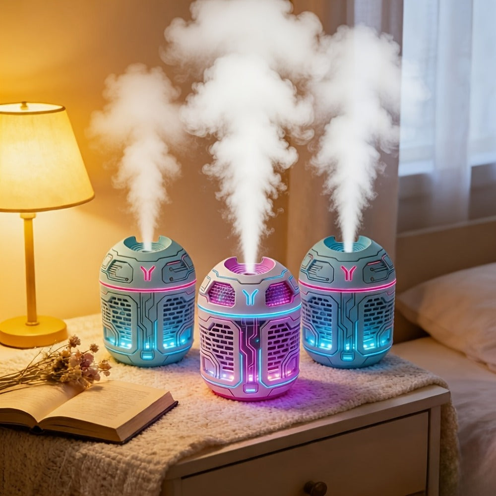 Mini Aromatherapy Humidifier Set of 3 Cool Mist Diffuser with Odor Eliminator No Filter USB Low Voltage for Car Bedroom Dorm Office Desktop Air Freshener Gift for Women Room Decor