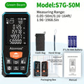 Laser Distance Meter Green Beam Digital Rangefinder 50M 70M 100M 120M Laser Tape Measure with LCD Display for Construction Surveying Indoor Outdoor Measuring