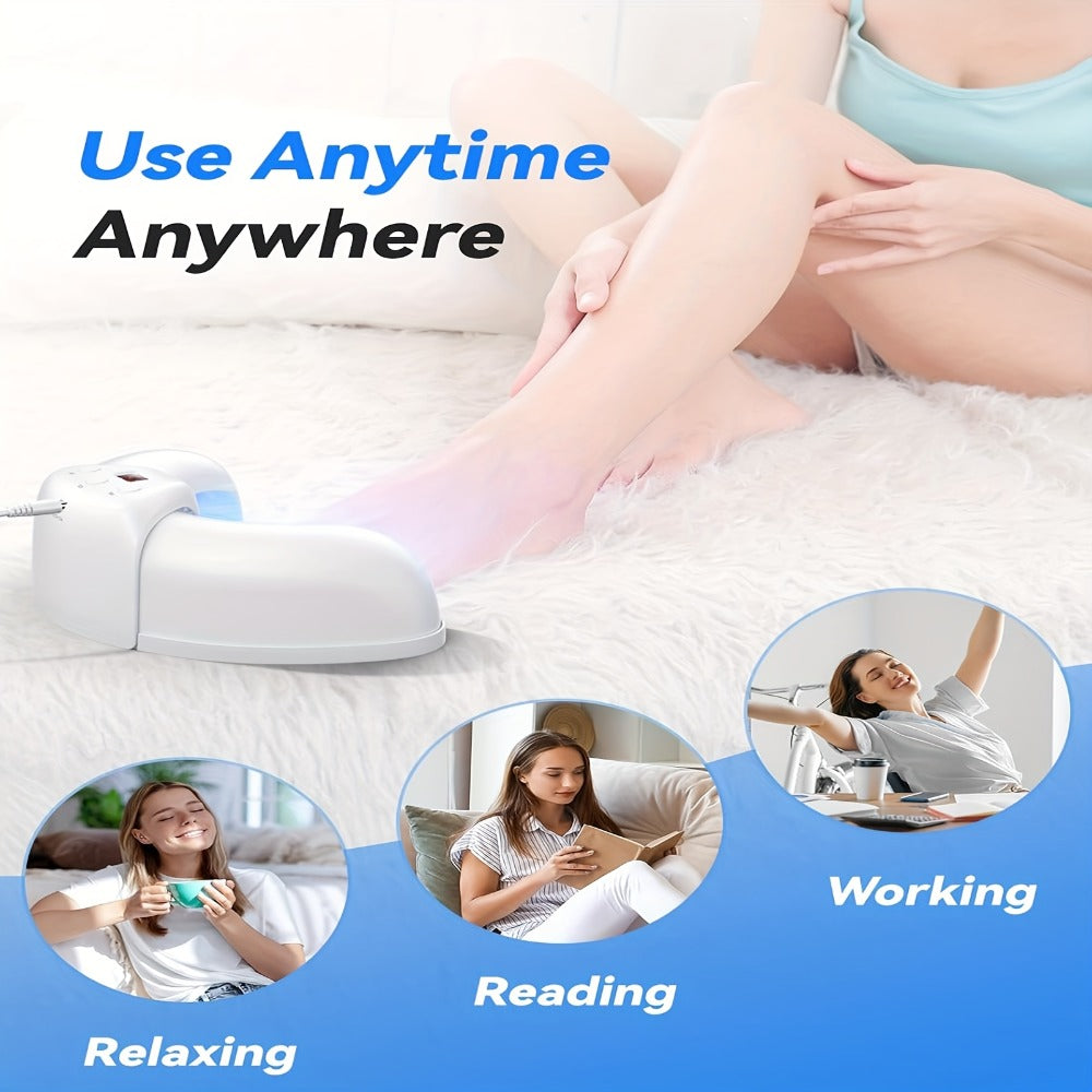 Nail Fungus Laser Treatment Device FDA Cleared - Blue Light 470nm & Infrared 910nm, 3/5/10 Min Timer, Toenail Fingernail Onychomycosis Cleaner Therapy Tool