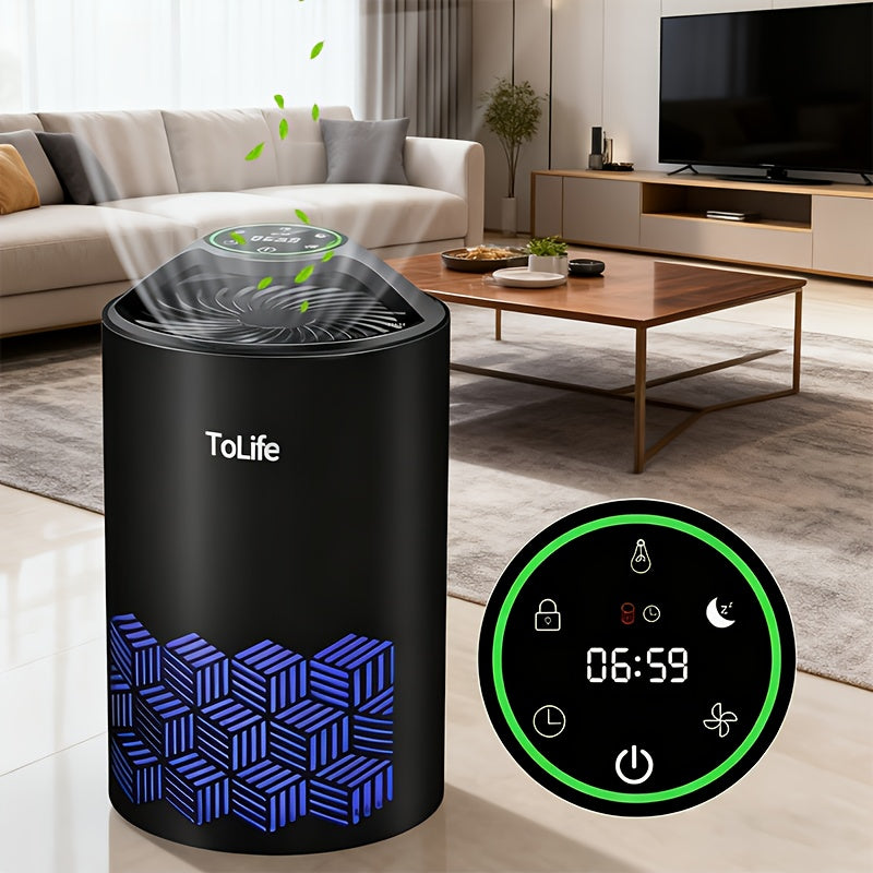 H13 True HEPA Air Purifier for Bedroom Large Room with Scent Diffuser Ultra Quiet 25dB Removes Pet Hair Smoke Dust Odors