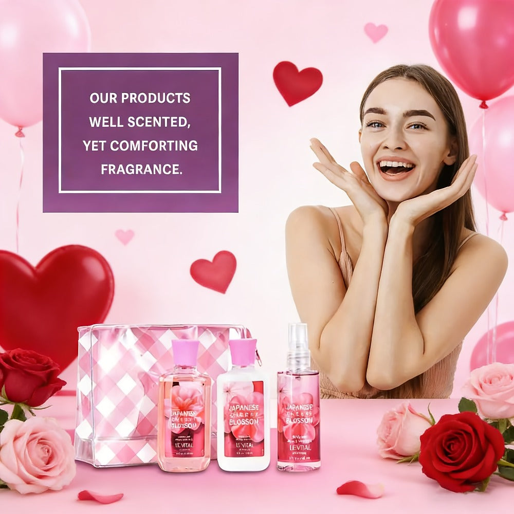 Vanilla Bath & Body Care Gift Set for Women ¨C Shower Gel 3oz + Body Lotion 3oz + Body Mist 3oz | Moisturizing, Refreshing & Deodorizing Spa Gift for Mom, Wife, Sister or Girlfriend