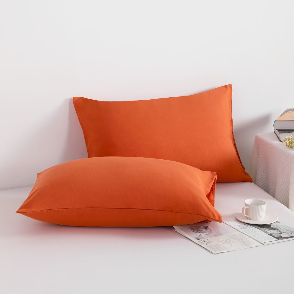 Pillowcases 4 Pack Queen 20x30 ¨C Brushed Microfiber Soft Wrinkle-Free Fade-Resistant Envelope Closure Solid Color 32 Colors