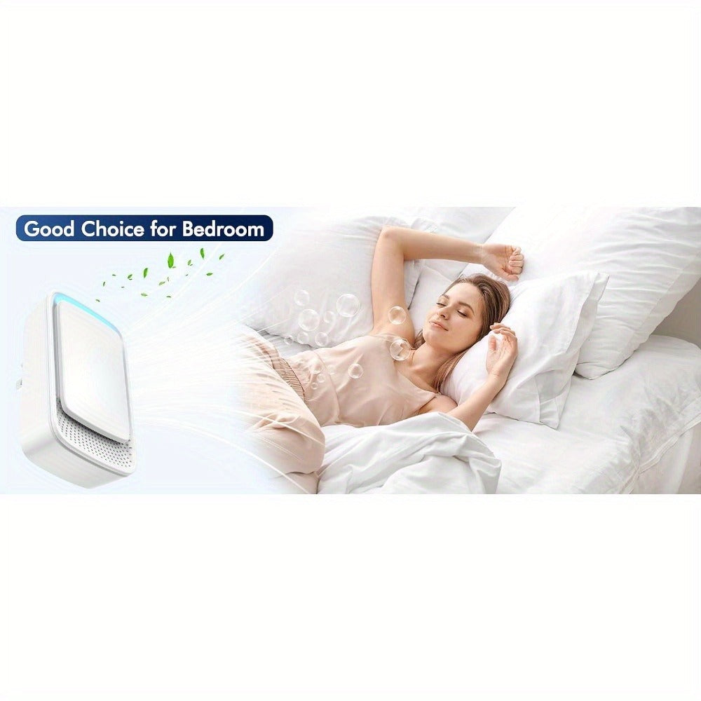 Plug-In Air Purifier Ionic ¨C Filterless & Silent Odor Neutralizer for Home, Pets, Office & Gym, Compact 24/7 Fresh Air, Zero Maintenance, Space-Saving Design, Ideal Gift (2 or 6 Pack)