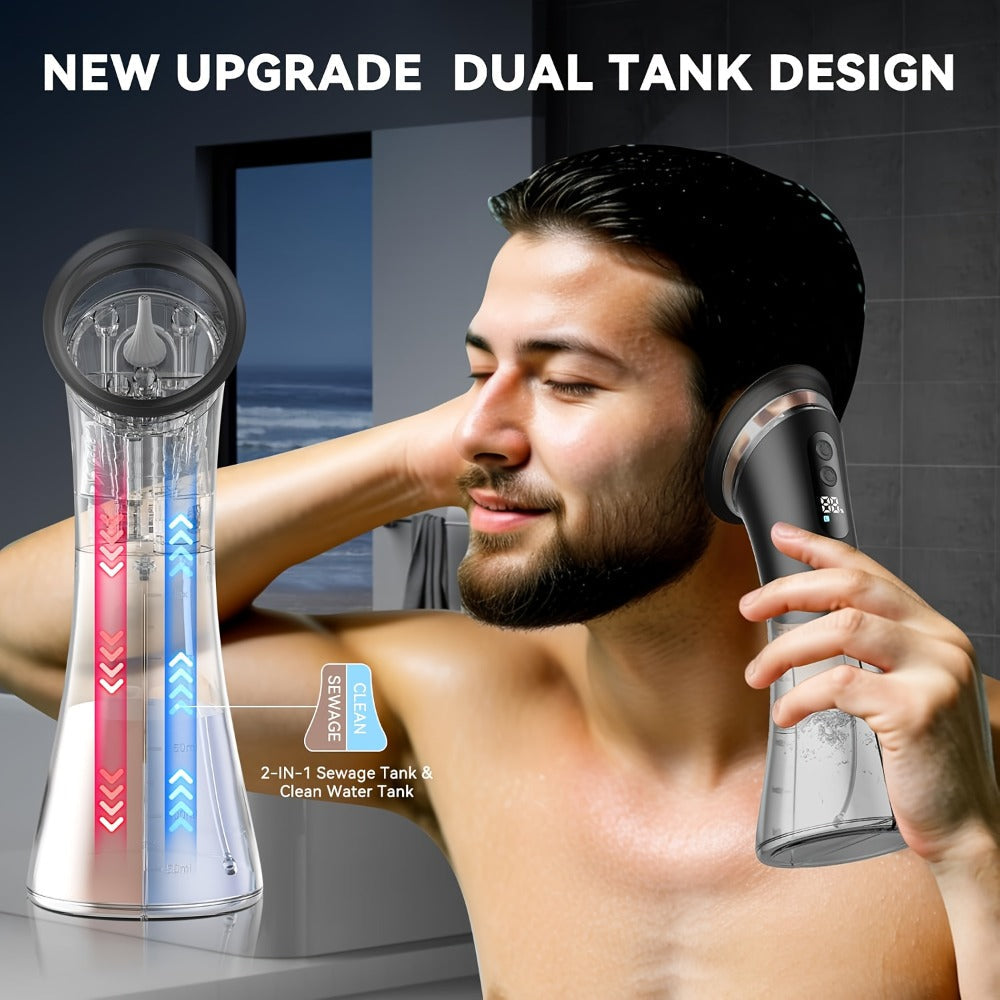 Electric Ear Cleaning System Professional Edition 3-Speed Hydraulic ¨C Visual Waste Tank, Ear Dryer, USB Charging, Dry Dirty Storage, Safe Home Ear Wax Removal Kit Christmas Gift