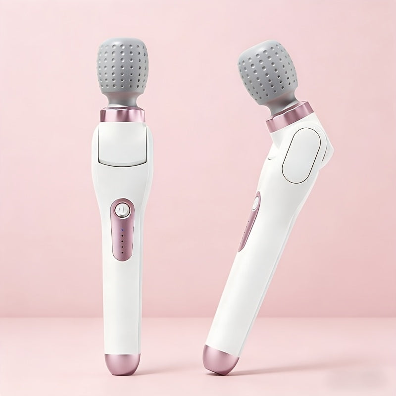 Electric Handheld Massager 180¡ã Foldable Massage Stick | 5-Speed Vibration USB Rechargeable Rotating Head | Full Body Relief Neck Back Shoulder Leg Waist | Portable Cordless Massager Gift for Women Men