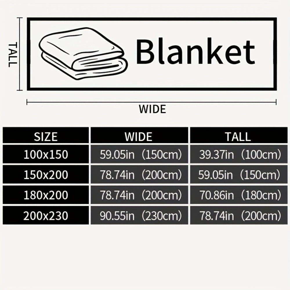 French Plaid Double-Sided Flannel Blanket ¨C Soft Panda & Grid Pattern Throw for Sofa, Bed & Travel, Machine Washable, 6 Designs, 4 Sizes