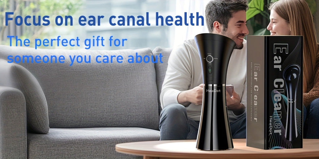 Electric Ear Wax Removal System ¨C Water-Powered Ear Irrigation Flusher, IPX7 Waterproof, Safe & Effective Ear Cleaning Tool for Wax Buildup