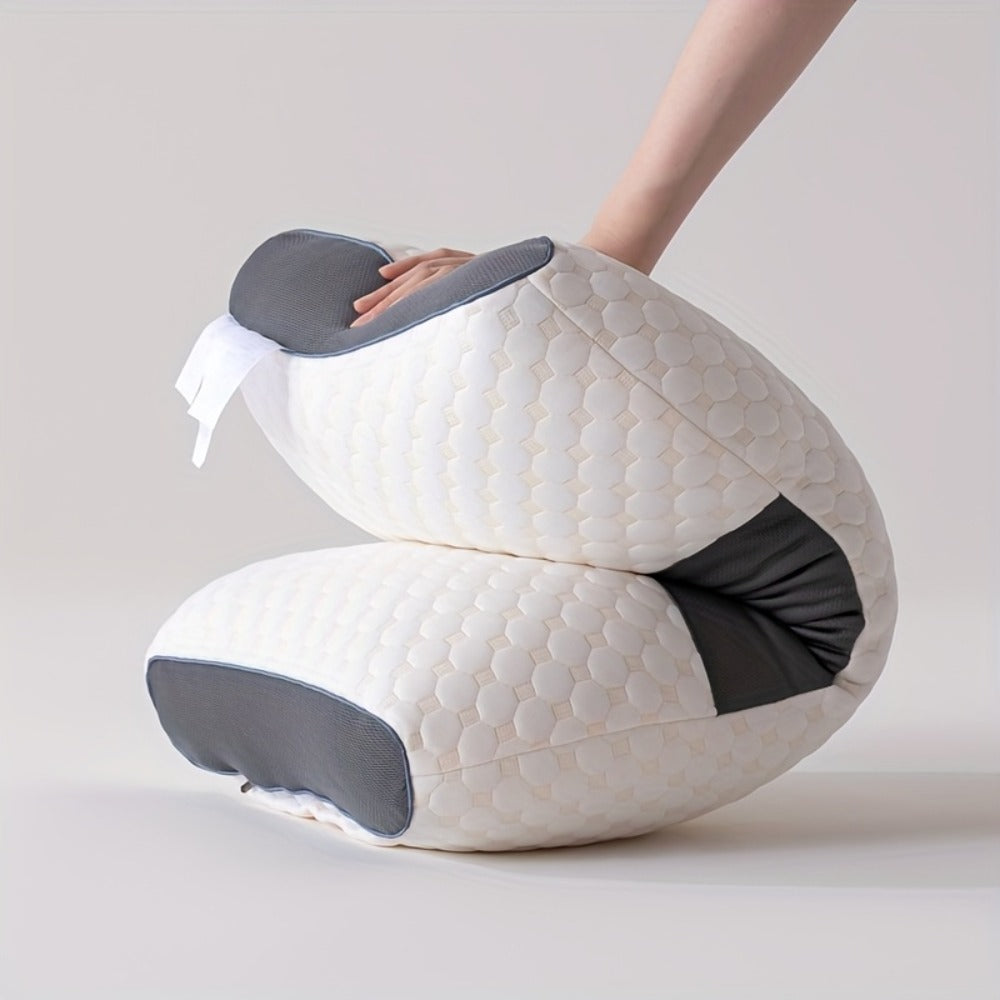 Neck Pillow for Sleeping Set of 2 Ergonomic Cervical Support Pillow Soft Adjustable Contour Design Washable Cover Premium Filling for Side Back Stomach Sleepers