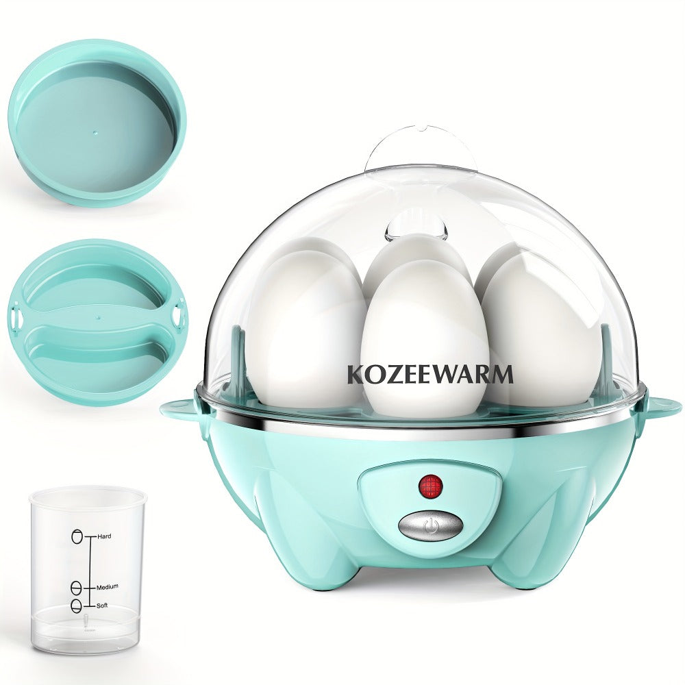 Electric Egg Boiler & Cooker with Auto Shut-Off ¨C Single & Double Layer, Multi-Function for Hard Boiled, Soft Boiled, Scrambled, Omelette, Steamed Vegetables & Dumplings, 4 Colors