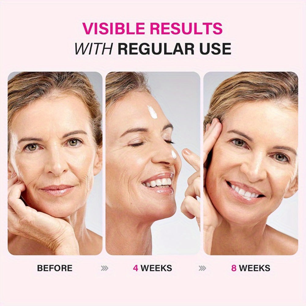 Collagen Retinol Moisturizer Face Cream with Hyaluronic Acid & Jojoba Oil Deep Hydration Anti-Aging Nourishing Radiance Smoothing Cream for All Skin Types Lightweight Formula