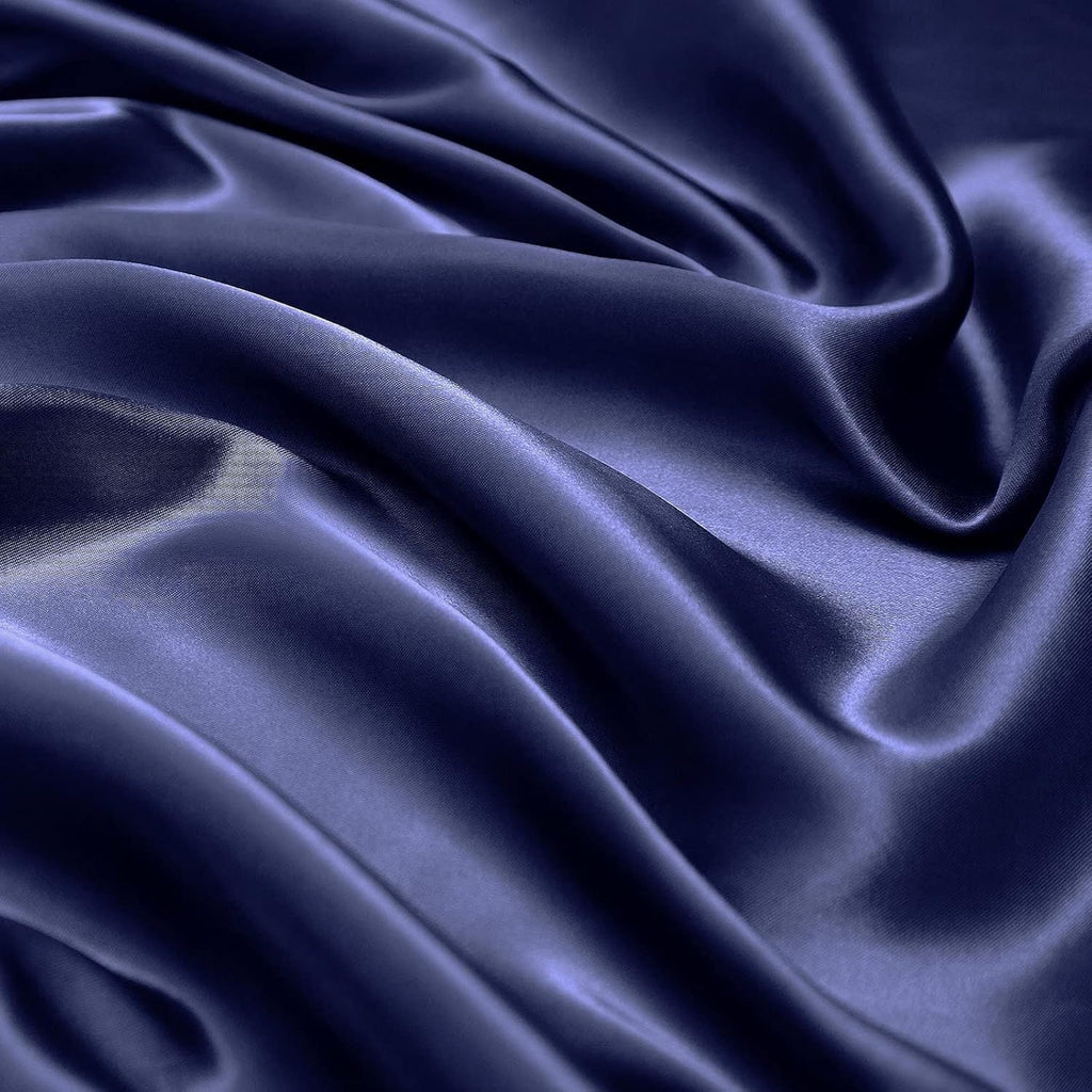 Satin Bed Sheet Set 4 Pcs ¨C Luxury Silky Smooth Hotel-Quality Bedding, Wrinkle-Free Deep Pocket Fitted Sheet, All-Season Elegant Satin Sheets ¨C Twin, Full, Queen & King, Multiple Colors
