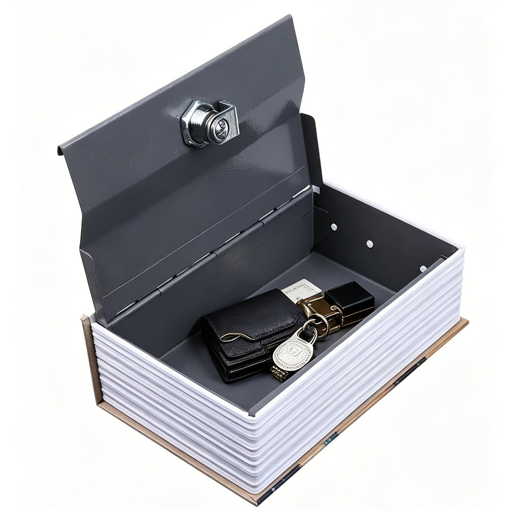 Hidden Book Safe Storage Box with Key Lock ¨C Diversion Book Piggy Bank for Money Jewelry Secret Valuables Home Decor