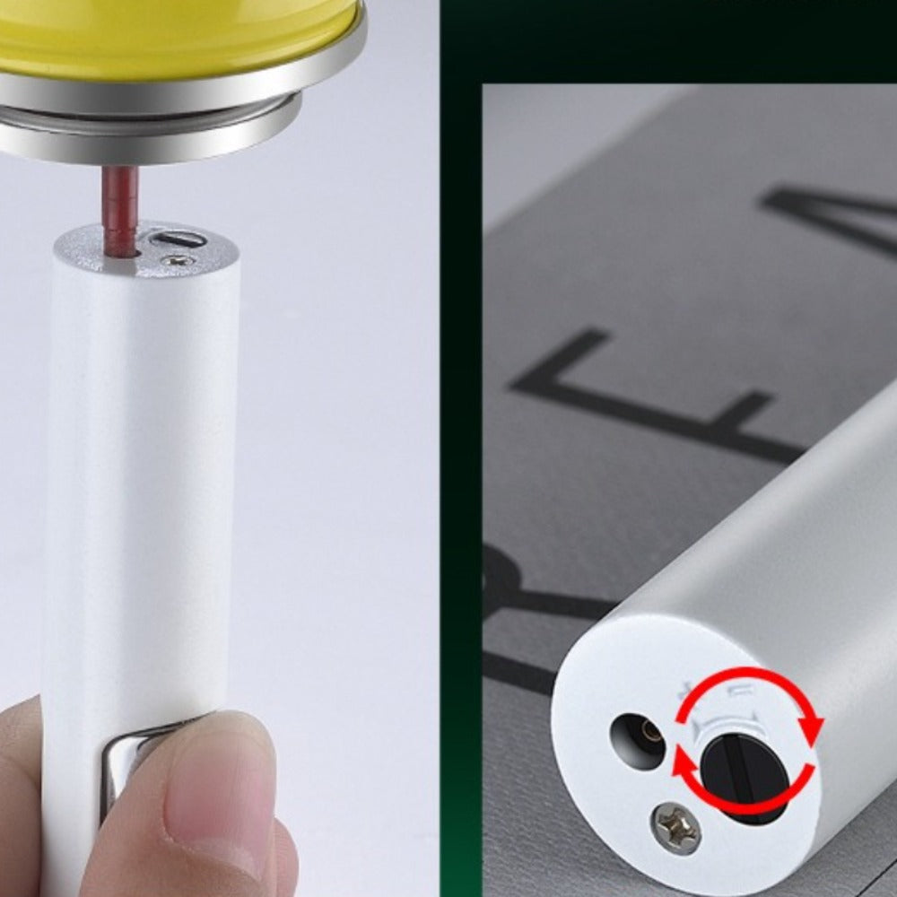 Kawaii Windproof Lighter Sanrio Kuromi Hello Kitty Pink Flame Cylindrical Lighter Luminous White Press Ignition Creative Gift Cute Cartoon