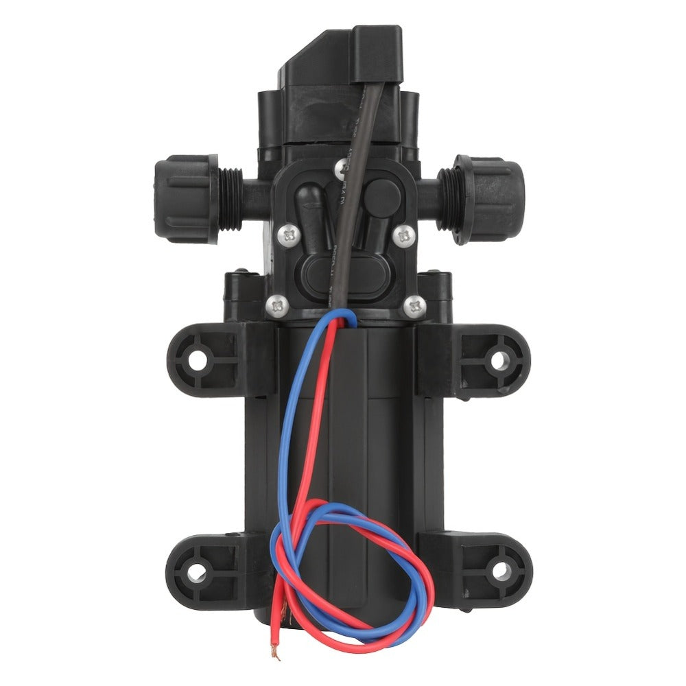 12V DC High Pressure Diaphragm Water Pump 70W Self Priming Pump 6L/Min 0.9MPA Portable Booster Pump for RV Caravan Boat Sprayer Cooling Welding Drill Cleaning Water Transfer