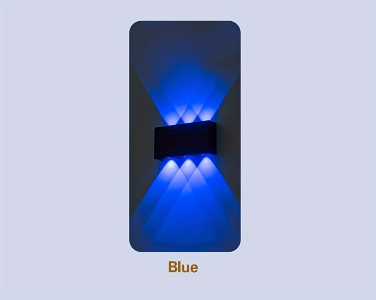 RGB Wall Light 2 Pack Battery Powered - Seven Color Gradient Dimming Night Light with Touch Switch | Festive Atmosphere Lamp for Bedroom, Hallway & Living Room Decoration