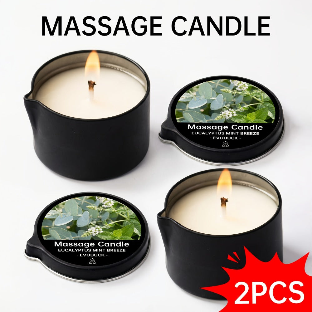 Scented Massage Candle 2-in-1 Soy Wax Essential Oil Body Lotion 20+ Scents 1pc 2pcs 6pcs Spa Nail Salon Pedicure Wedding Valentine Christmas Gift for Women
