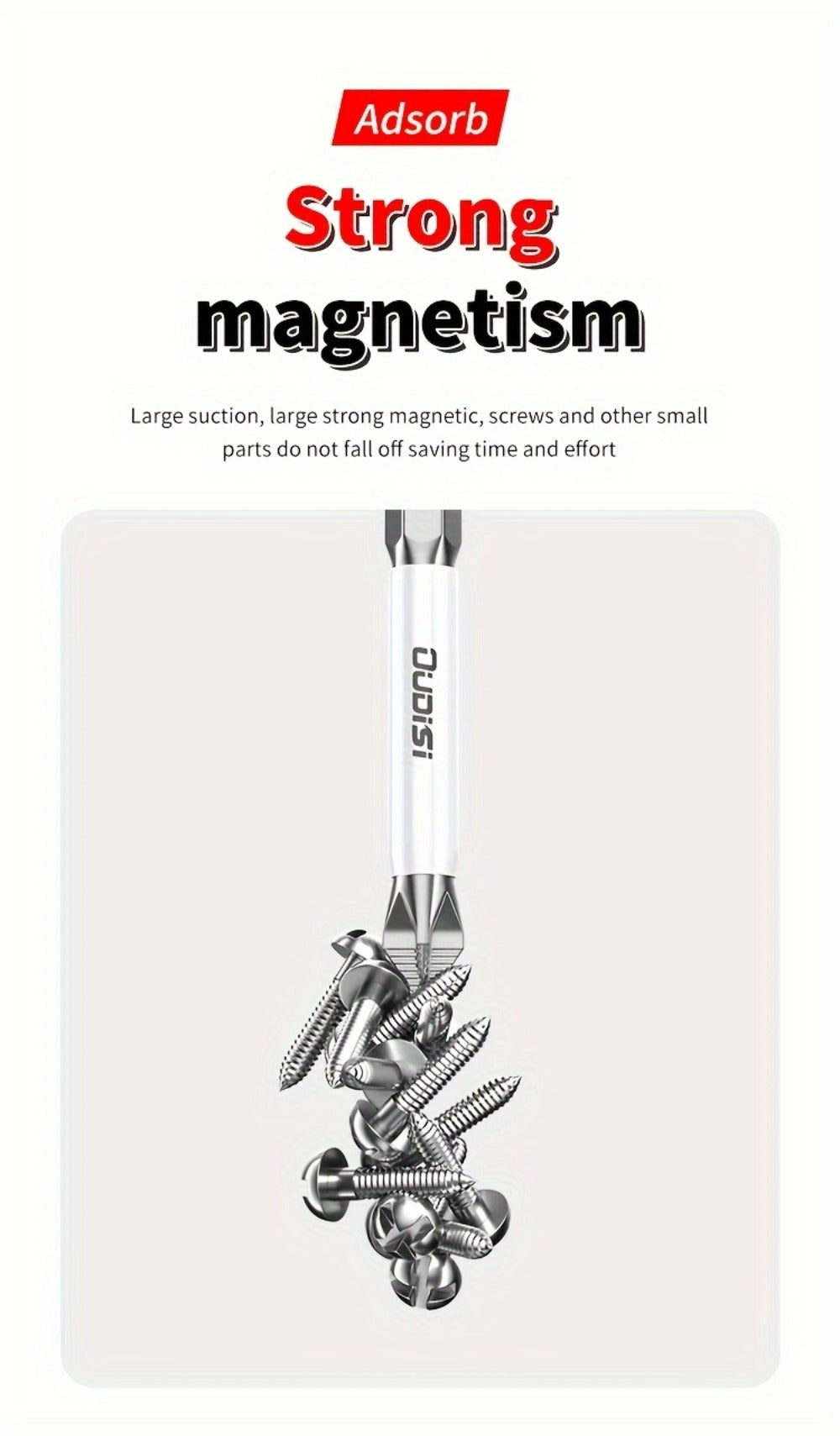 Magnetic Screwdriver Bits Set 6pcs, Phillips Cross Drill Bits with High-Strength Impact Resistance & Non-Slip Design, Electric Screwdriver Bit Kit 25 50 65 70 90 150mm for Power Drills & Hand Tools