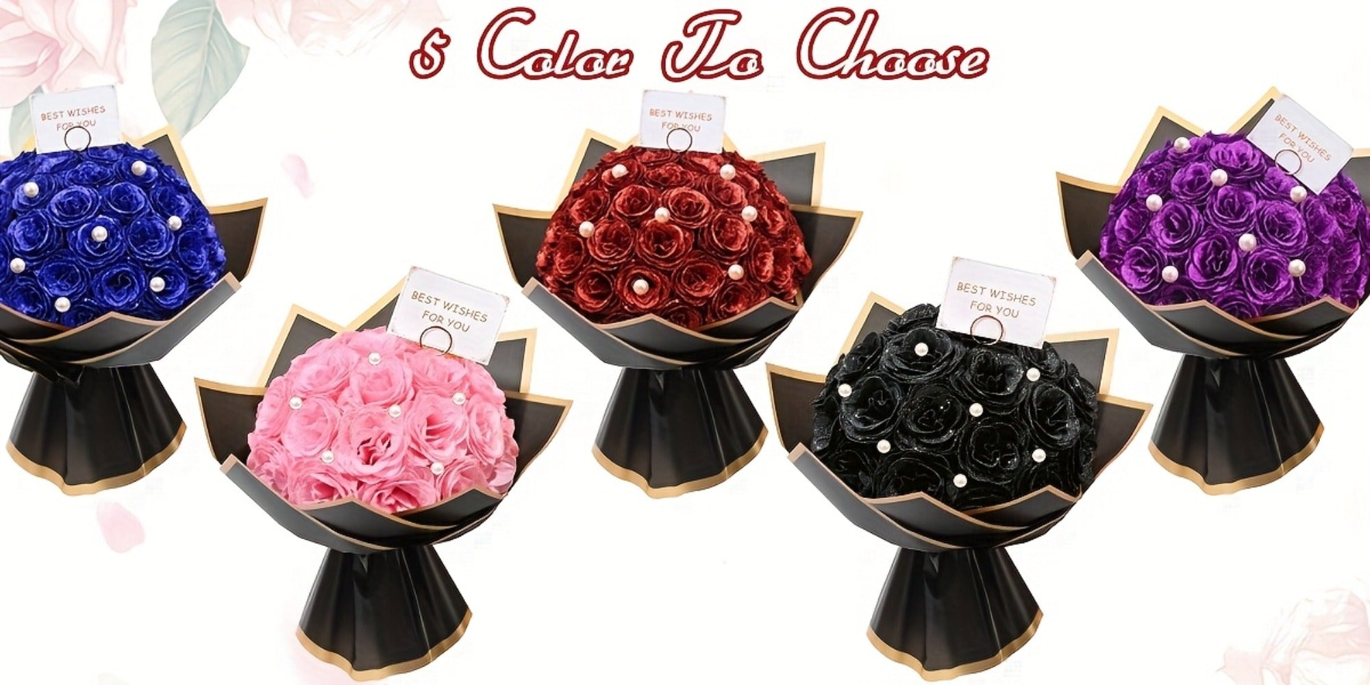 Artificial Flash Rose Bouquet 24/36 Pcs ¨C Simulation Shiny Fake Roses for Wedding, Engagement, Anniversary & Holiday Decorations, Multiple Colors