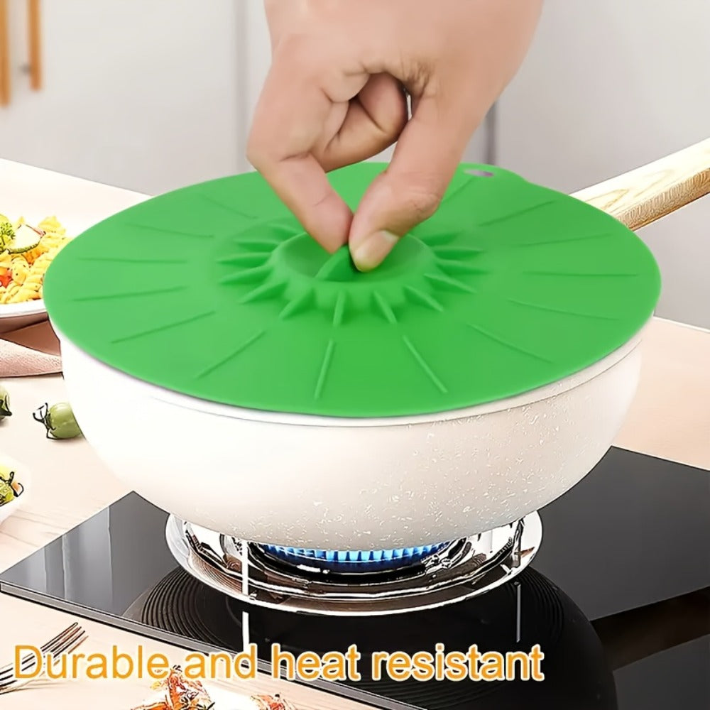 Silicone Food Lids 7 Pack 5 Sizes Reusable Stretch Lids for Bowls Cups Pots Pans ¨C BPA Free Microwave Splatter Cover Airtight Leakproof Food Storage Lids Dishwasher Freezer Safe