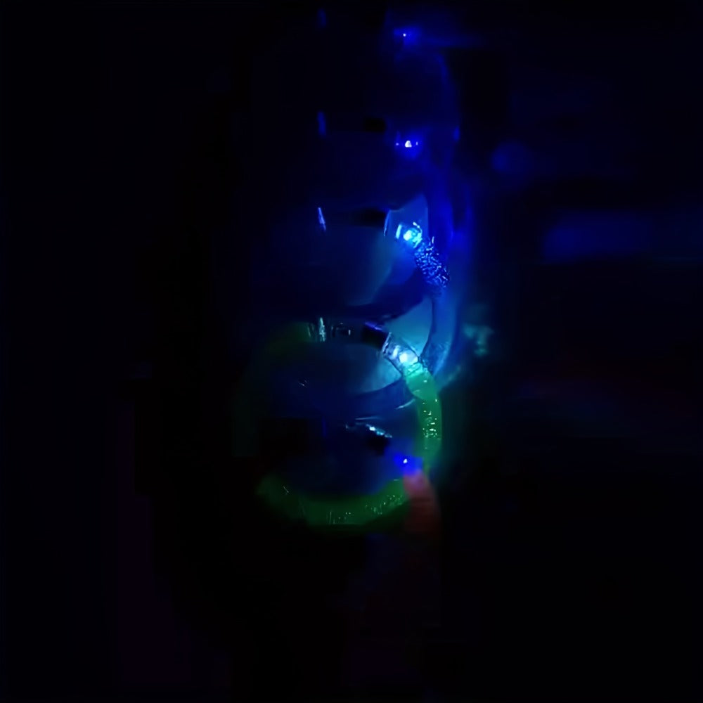 LED Glow Bracelets Party Pack ¨C Flashing Light-Up Wristbands for Birthday, Concert, Carnival & Halloween, Assorted Colors Bulk Set 24 39 79 Pcs Night Light Party Supplies Gift