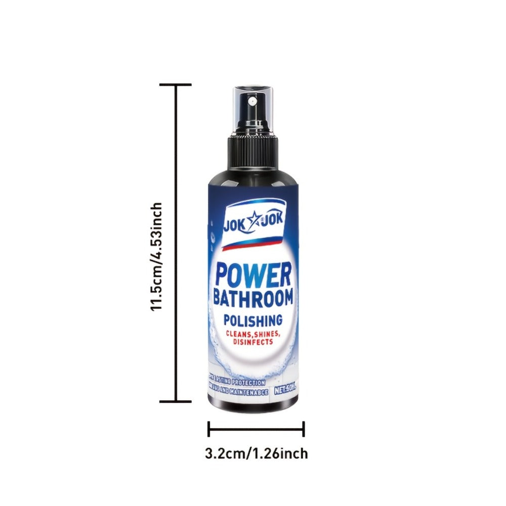 Glass Cleaner Spray Streak-Free Shine Removes Hard Water Stains Soap Scum Water Spots for Shower Doors Mirrors Bathroom Tiles Windows Powerful Bathroom Glass Cleaner Easy Spray Formula